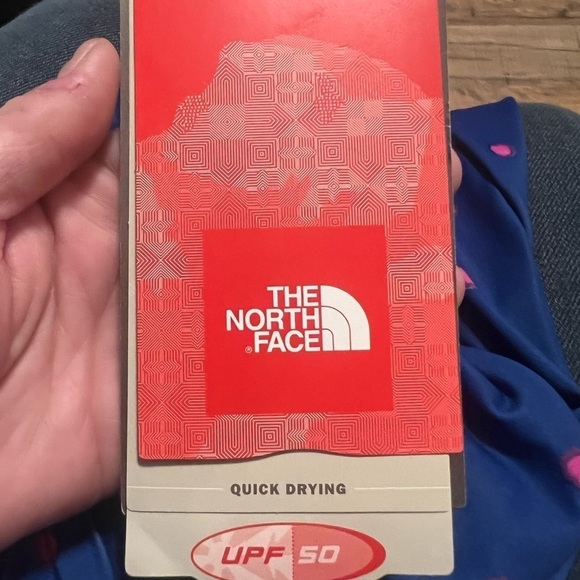 The North Face NWT UPF50 Echo lake dress in blue and pink - Picture 6 of 8